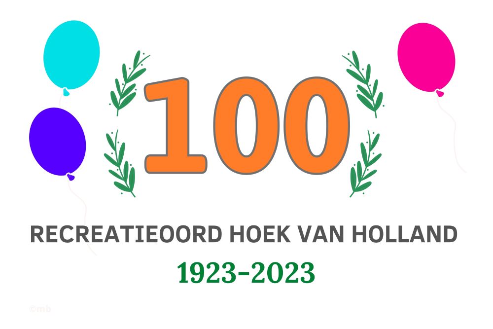 logo 100 jaar Recreatieoord Hoek van Holland